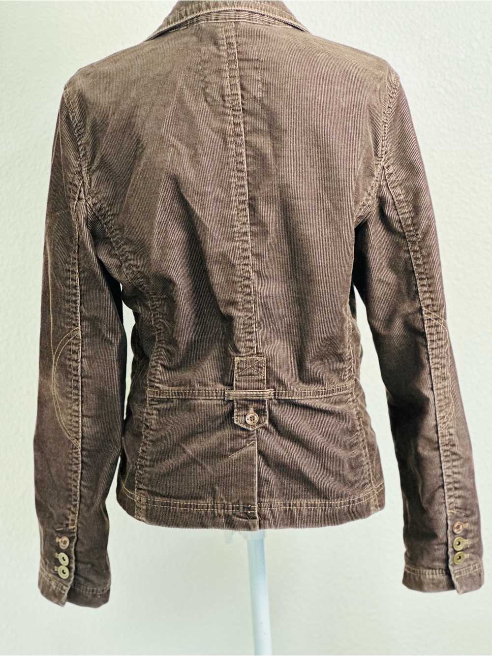 Esprit Light Weight Corduroy Jacket Brown Size 14 - Picture 3 of 10